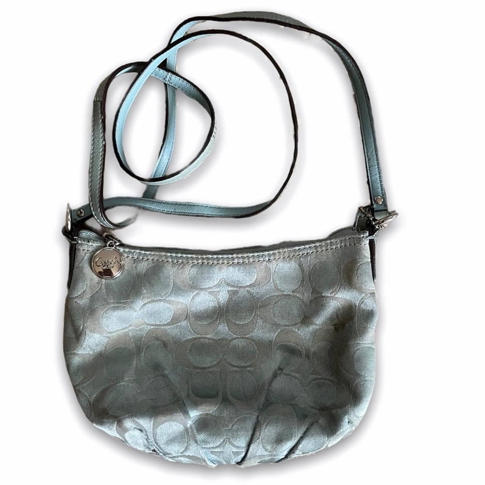 Coach Light Blue 2000s Crossbody Bag ๐ฉต - Picture 2 of 16